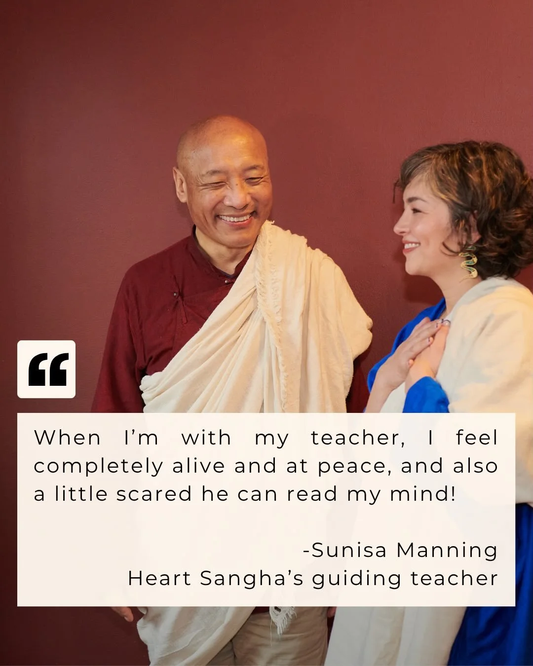 Pictured is our guiding teacher, Sunisa Manning, with her teacher, Anam Thubten &mdash; @anamthubten 

Join us for meditation, dharma talks, and community at our Padma Od Temple in Philly &mdash; 143 W. Walnut Lane, rear building, second floor!

Chec