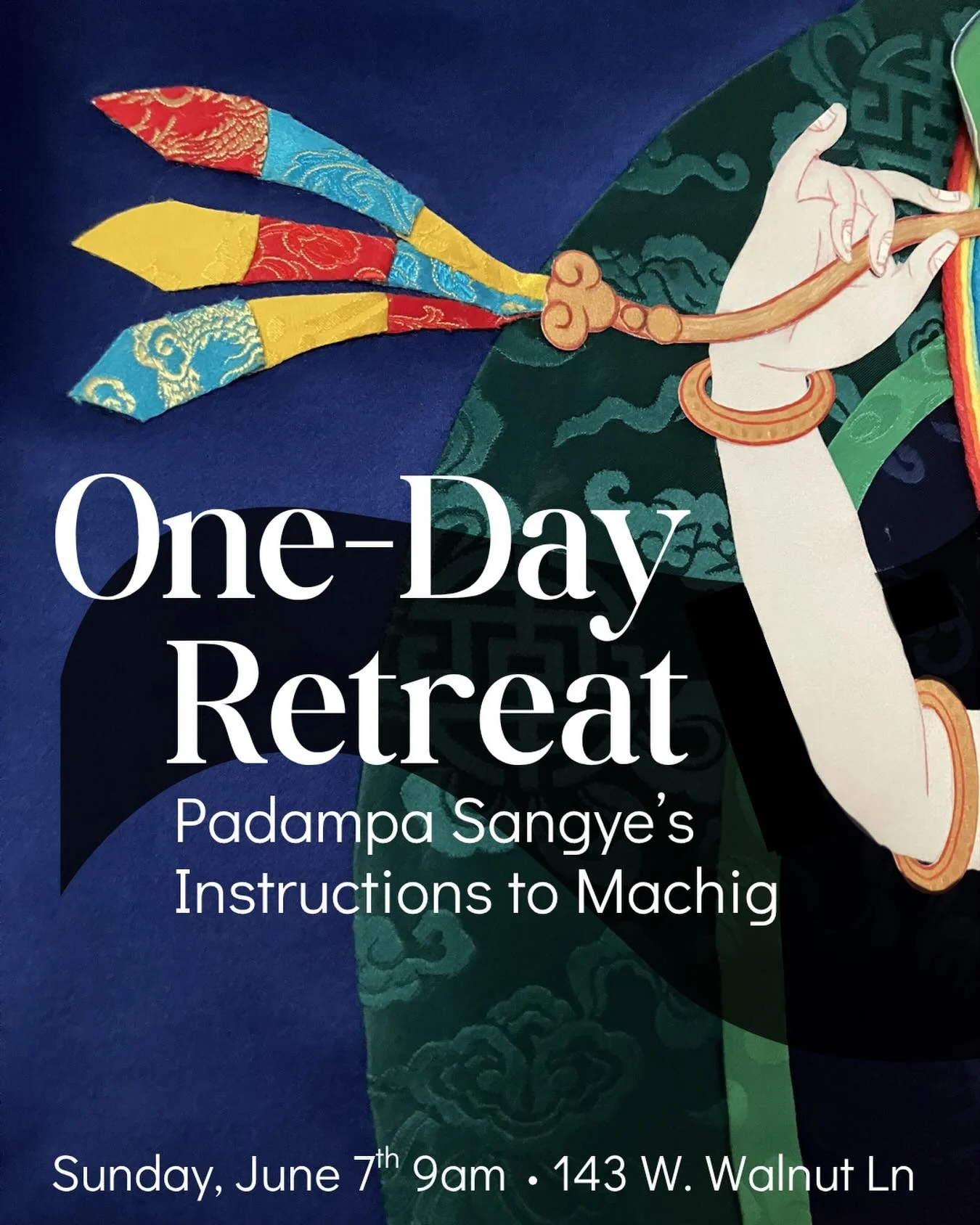 Join us for Heart Sangha&rsquo;s Spring 2026 Chod Retreat: Padampa Sangye&rsquo;s Instructions to Machig. 

This will be held both in-person and via zoom. Link in bio to register.

When Machig Labdron decided to renounce her exalted place in a monast