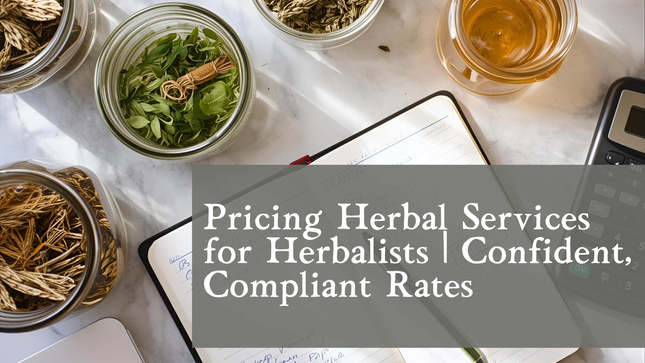 Pricing Herbal Services for Herbalists | Confident, Compliant Rates