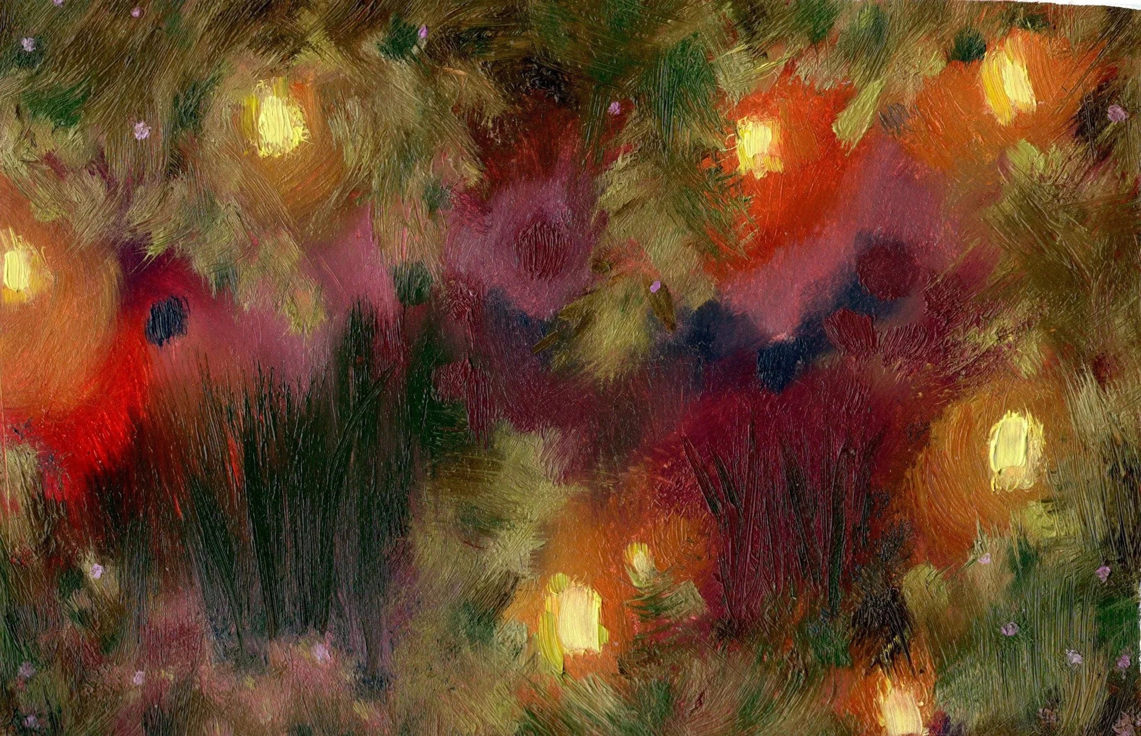 "Garden Party"
Oil on Acrylic Primmed Paper
2024 