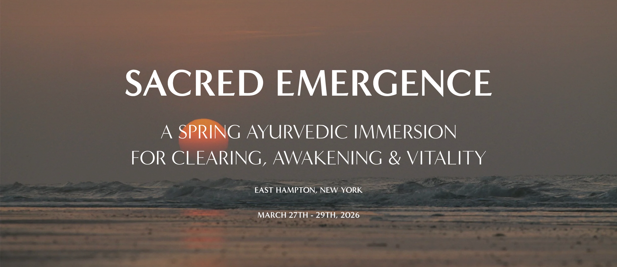 Sacred Emergence: Ayurvedic Spring Retreat