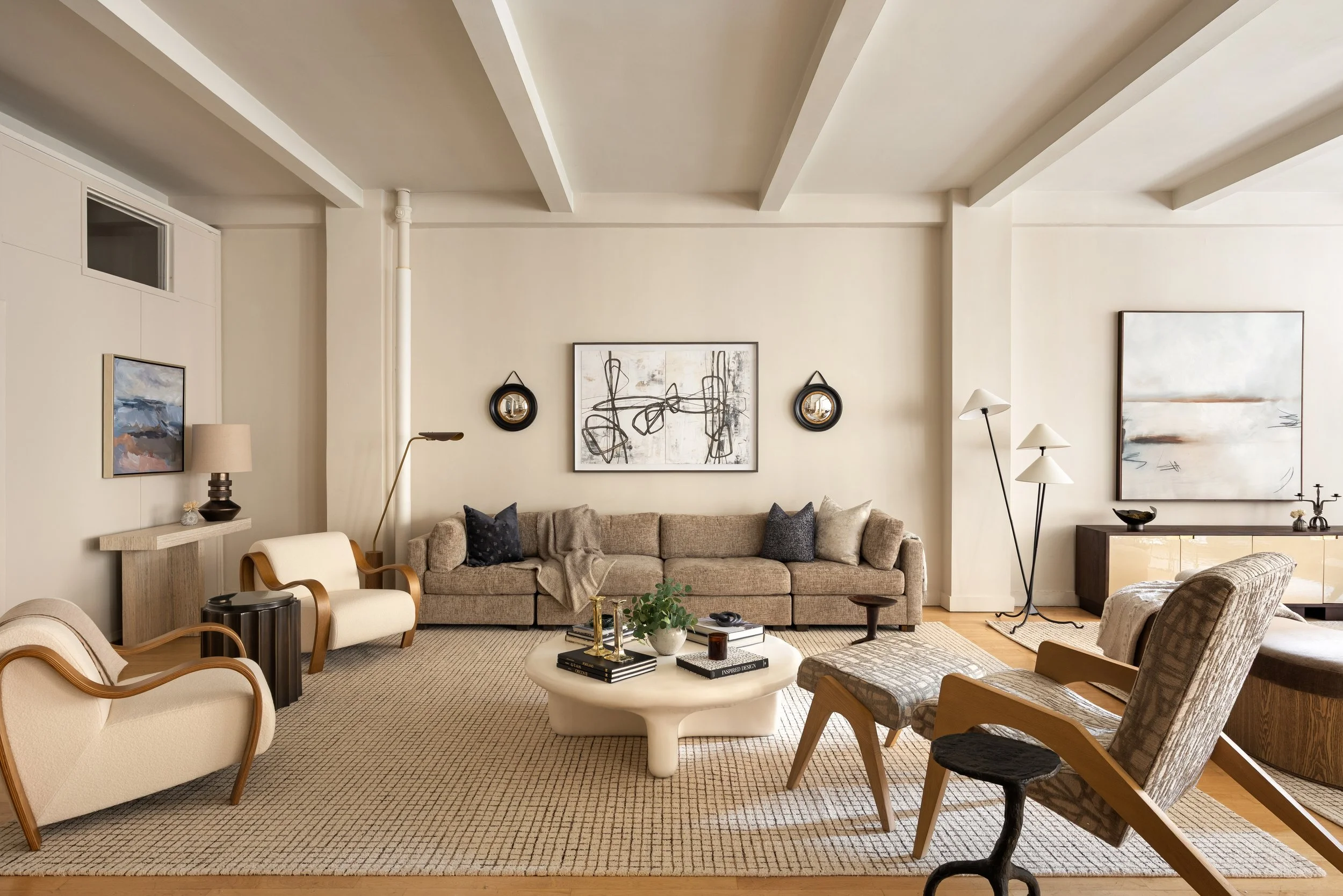 15 West 24th St, Flatiron, New York, Projects, Loudon, Staging, Styling, Interior Design, Real Estate, Luxury, Home, Family Room, Fine Art