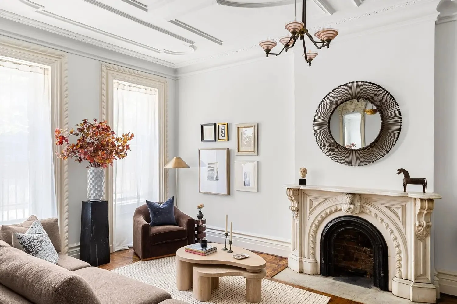 305 East 18th St, Gramercy, Manhattan, New York, Projects, Loudon, Staging, Styling, Interior Design, Real Estate, Luxury, Home, Living Room, City Views, Historical, Antique, Modern