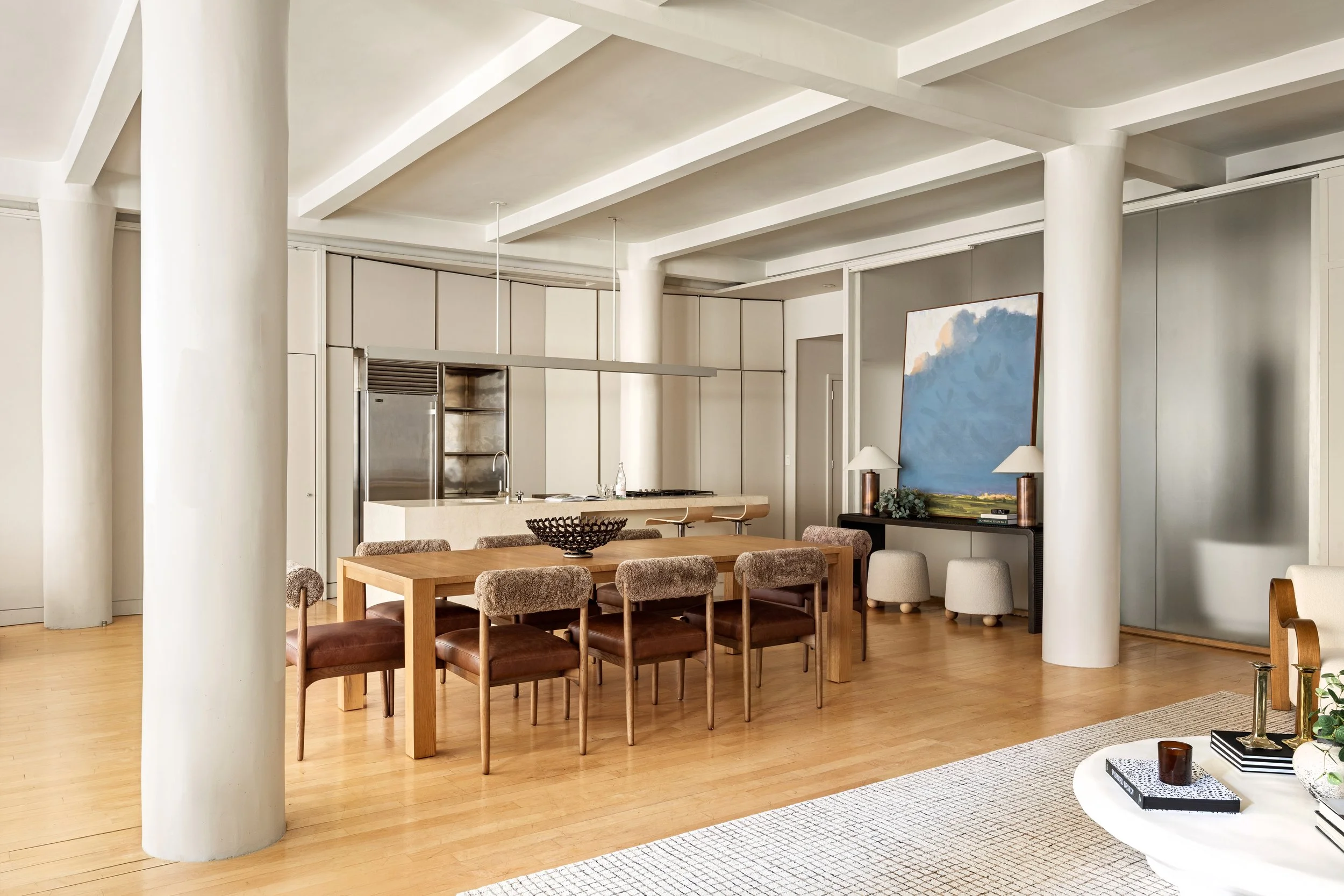 15 West 24th St, Flatiron, New York, Projects, Loudon, Staging, Styling, Interior Design, Real Estate, Luxury, Home, Dining Room, Fine Art