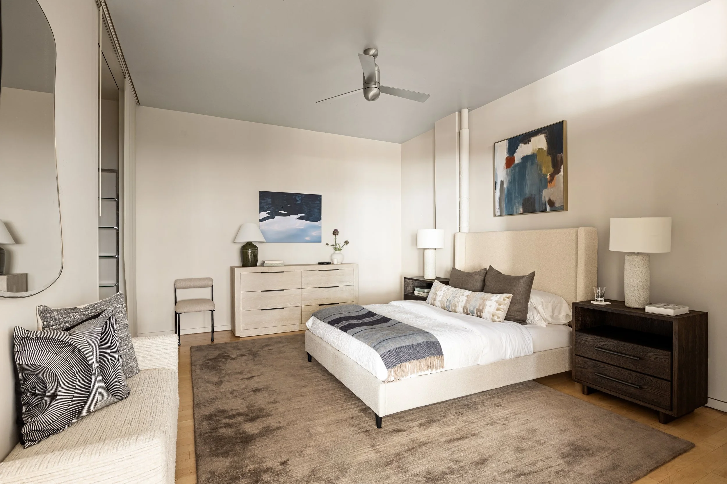 15 West 24th St, Flatiron, New York, Projects, Loudon, Staging, Styling, Interior Design, Real Estate, Luxury, Home, Bedroom