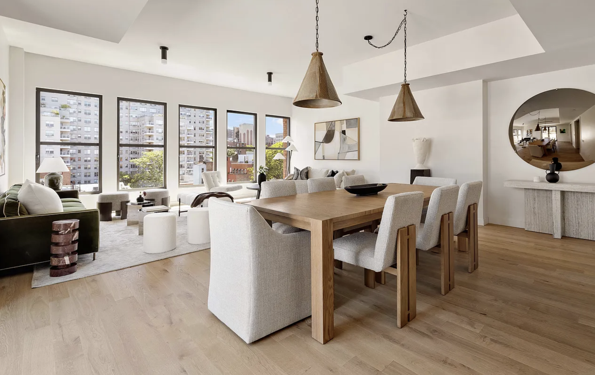 181 MacDougal St, Greenwich Village, New York, Projects, Loudon, Staging, Styling, Interior Design, Real Estate, Luxury, Home, Upholstery, Custom Furnishings, Decor, Fine Art, Living Room, Dining Room