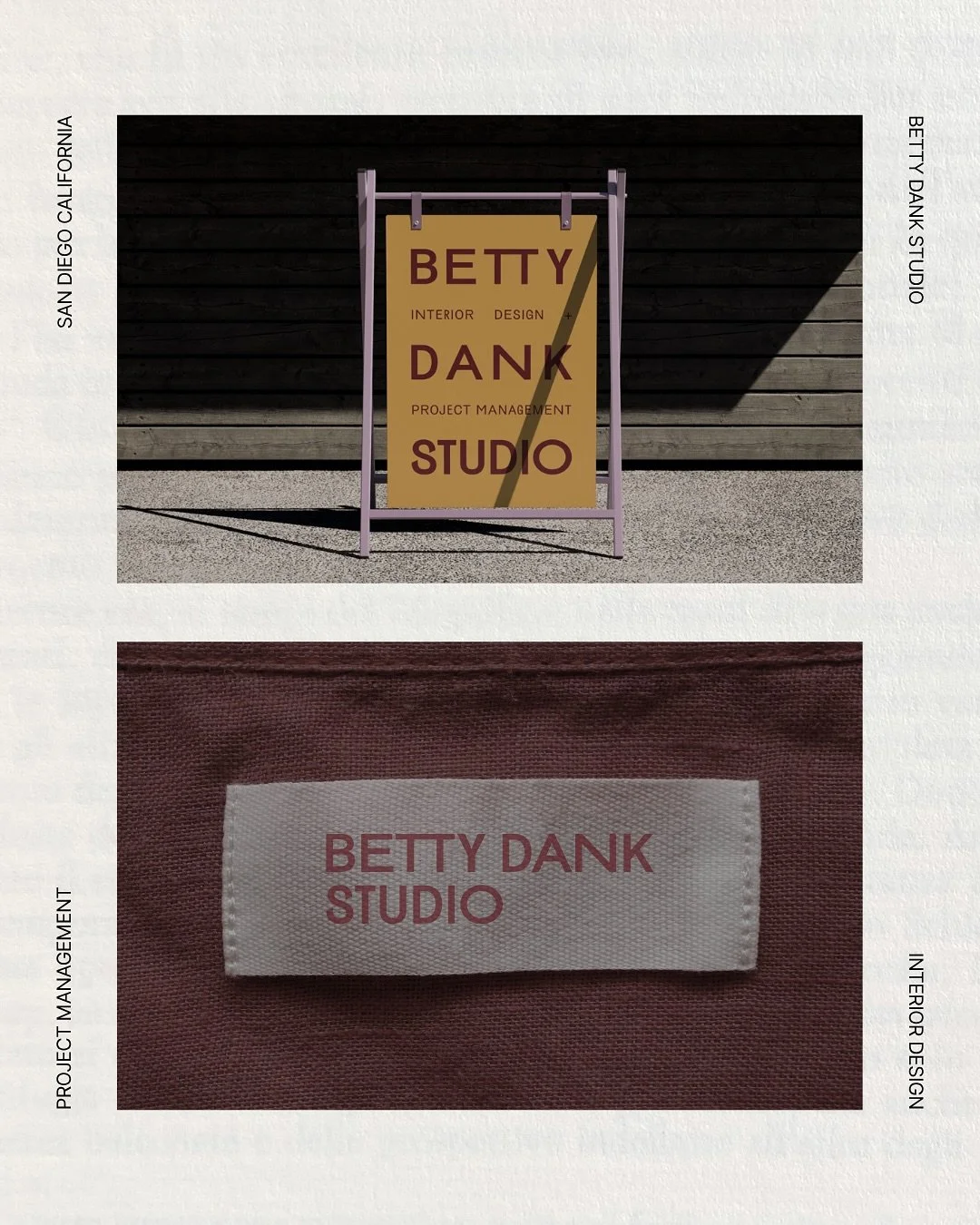 For the designers who get things done. 

Betty Dank Studio brings bold ideas to life with process, precision, and personality. Part project management studio, part creative force&mdash;this brand is all about the balance between structure and express