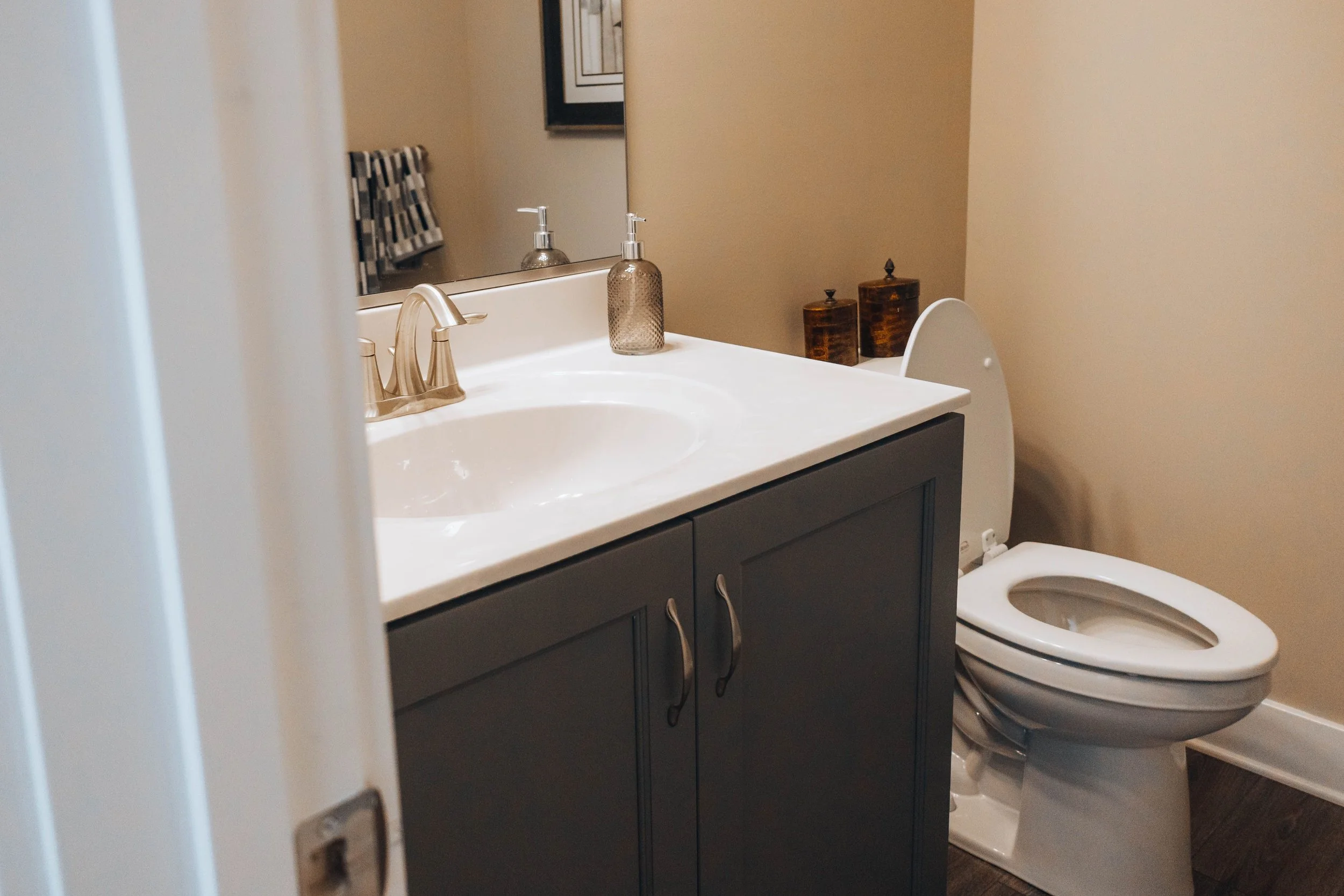 Bathroom cleaned by Shantel's Royal Shine in Wooster Ohio