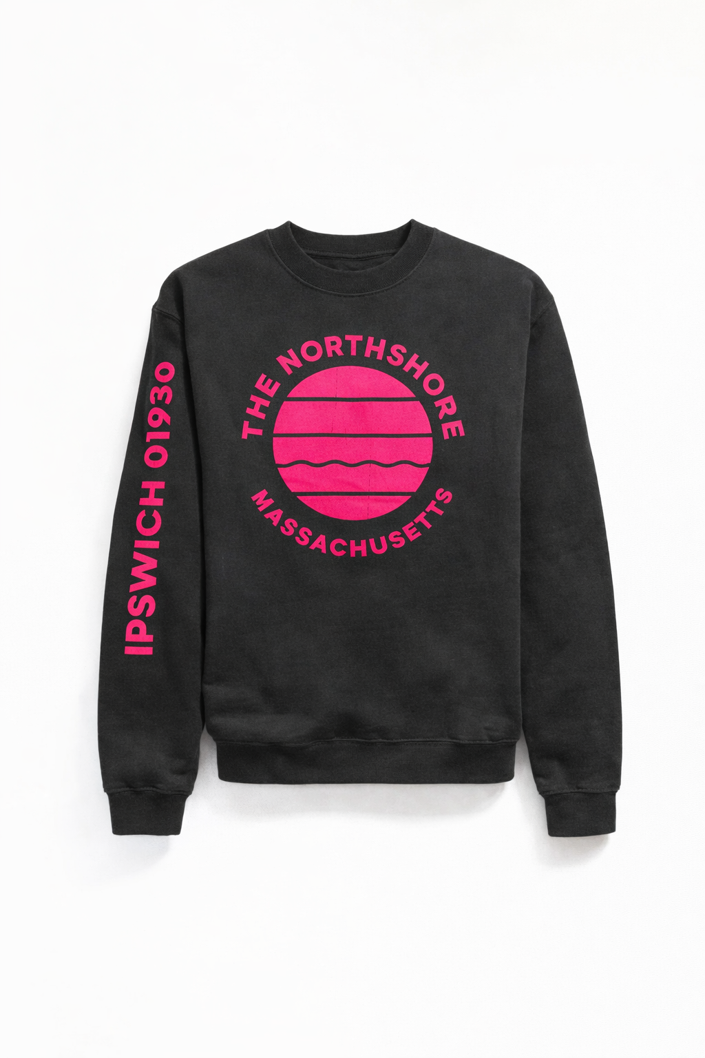Town Crewneck - Ipswich  Neon Pink