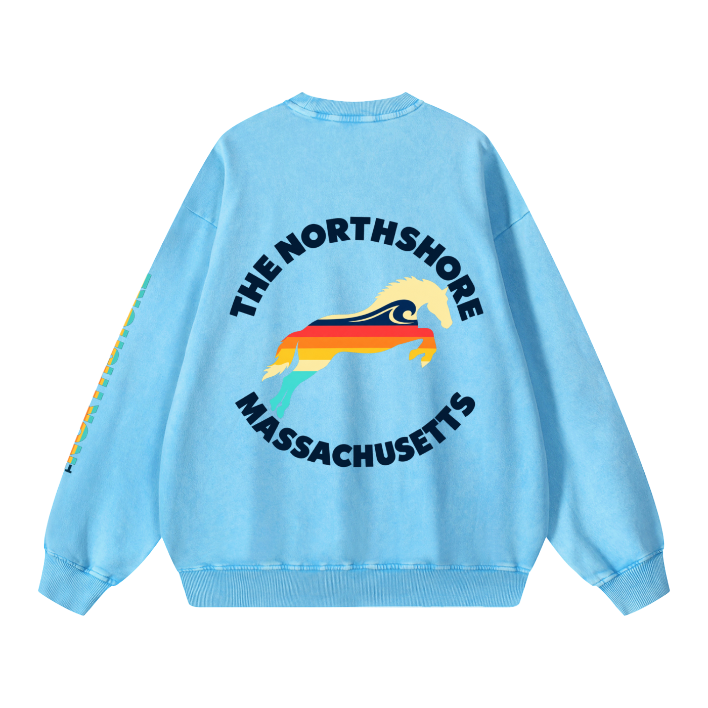 Horse Jumping - Northshore Mass Crewneck