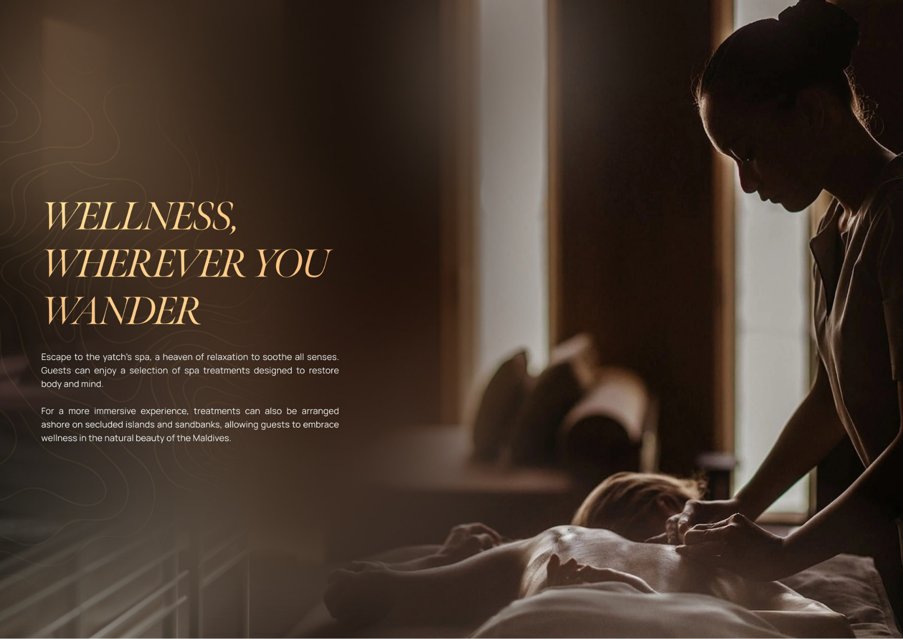 Wellness and Spa onboard Leira Maldives