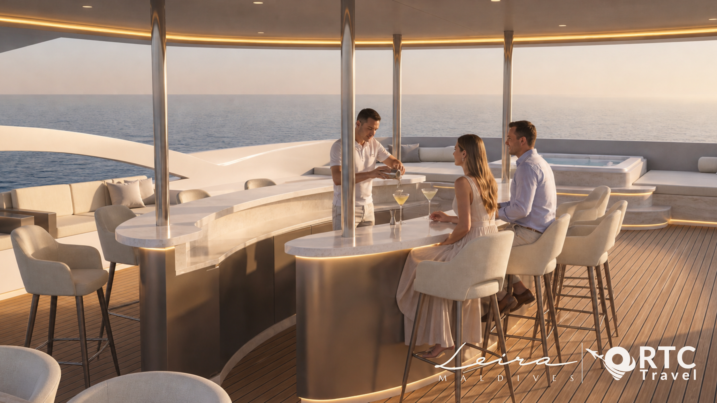 LEIRA MALDIVES - BAR SERVICE ON ZENITH DECK