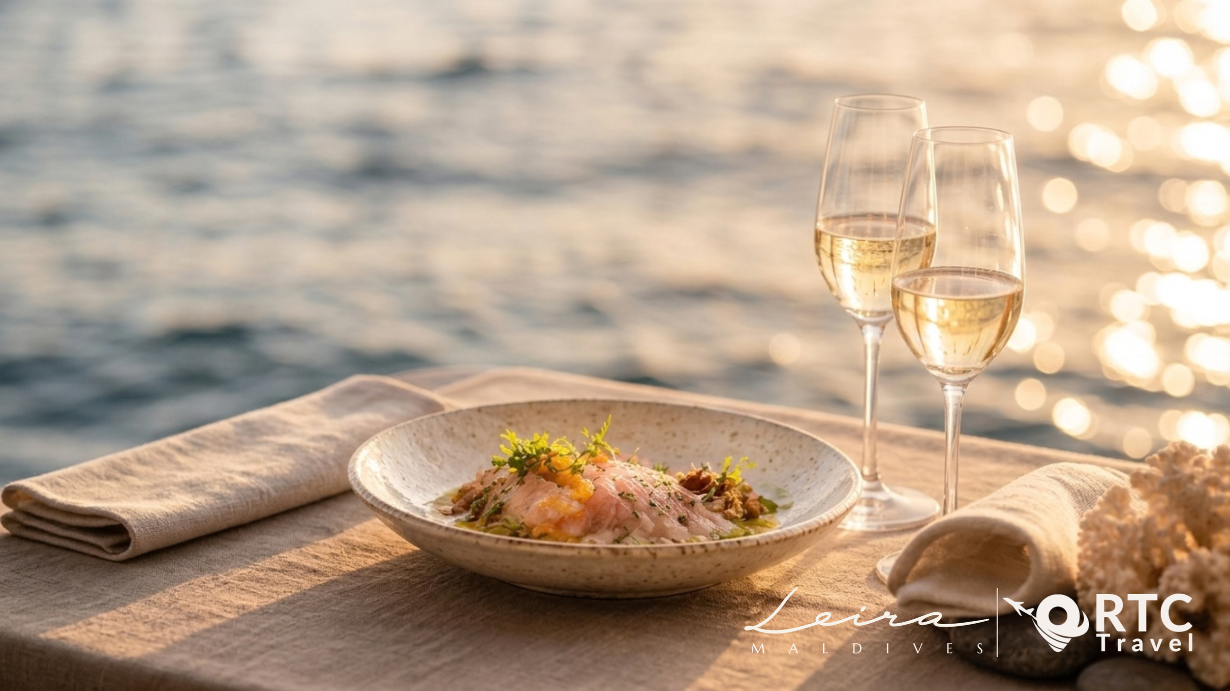 LEIRA MALDIVES - SEAFOOD DINING AT SUNSET