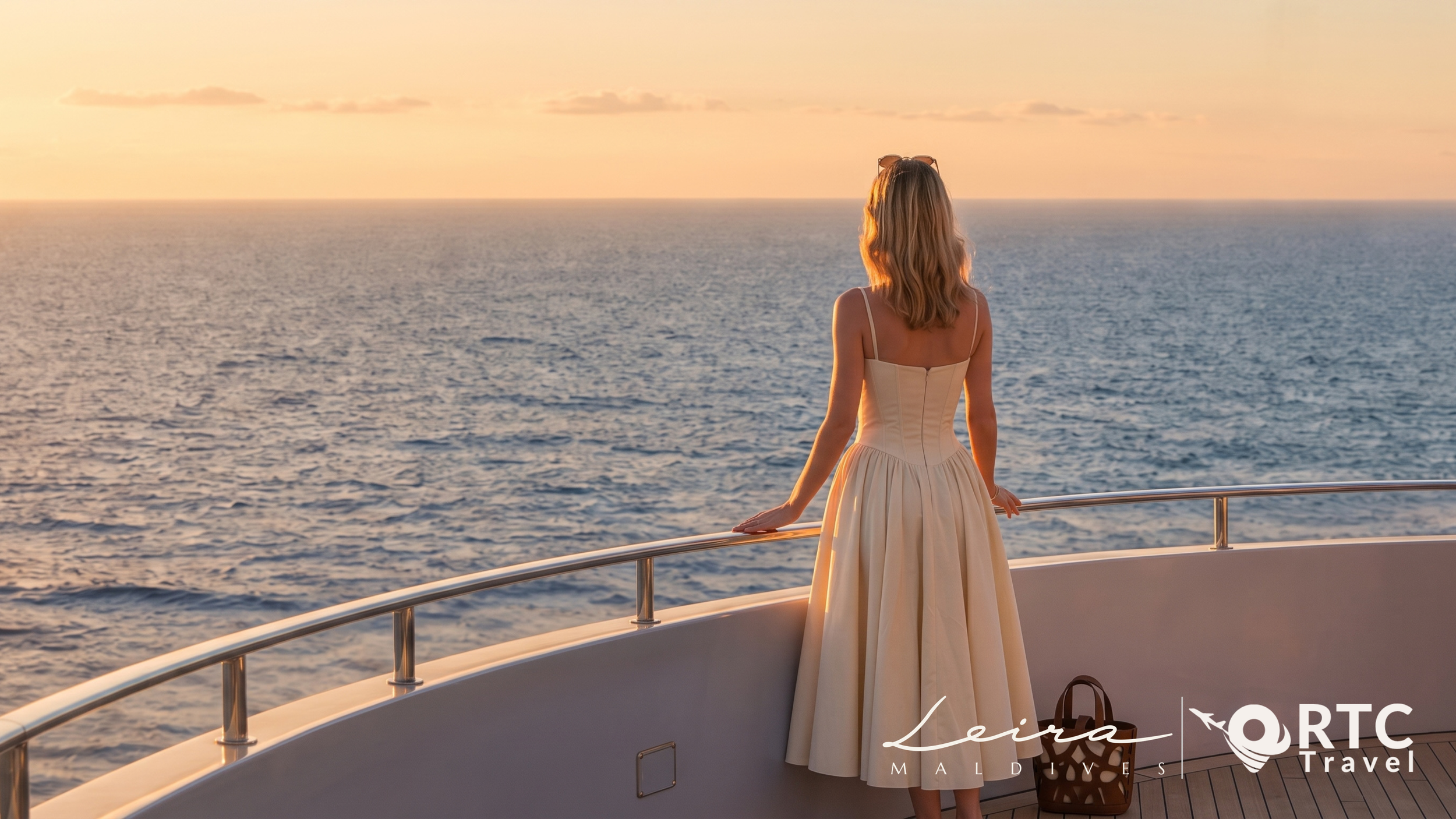 LEIRA MALDIVES - SUNSET BY THE RAIL