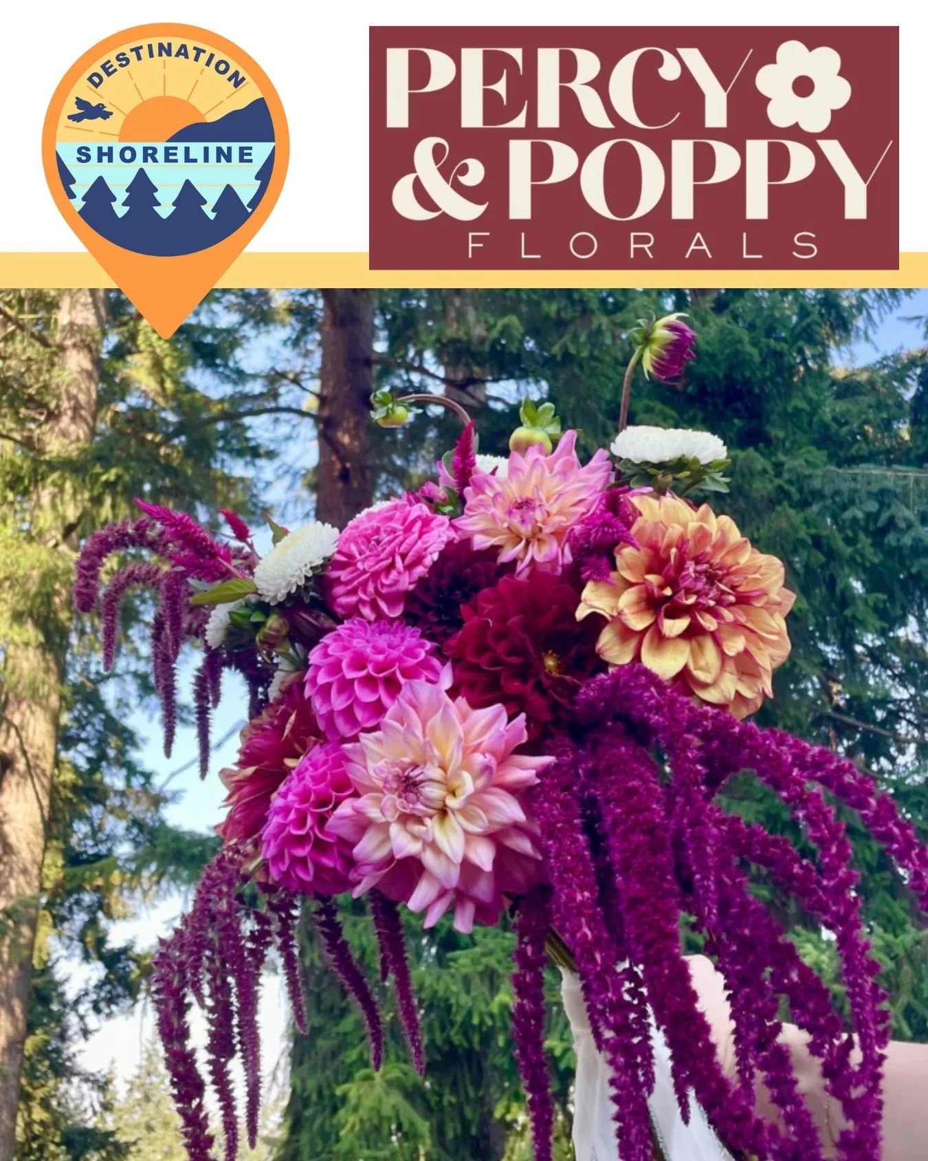 🌟Percy &amp; Poppy: Handcrafted Florals That Bring Joy &amp; Creativity to Shoreline 🌟 

There&rsquo;s a new floral studio blooming in Shoreline and it&rsquo;s already bringing warmth, color, and creativity to homes and businesses across the region