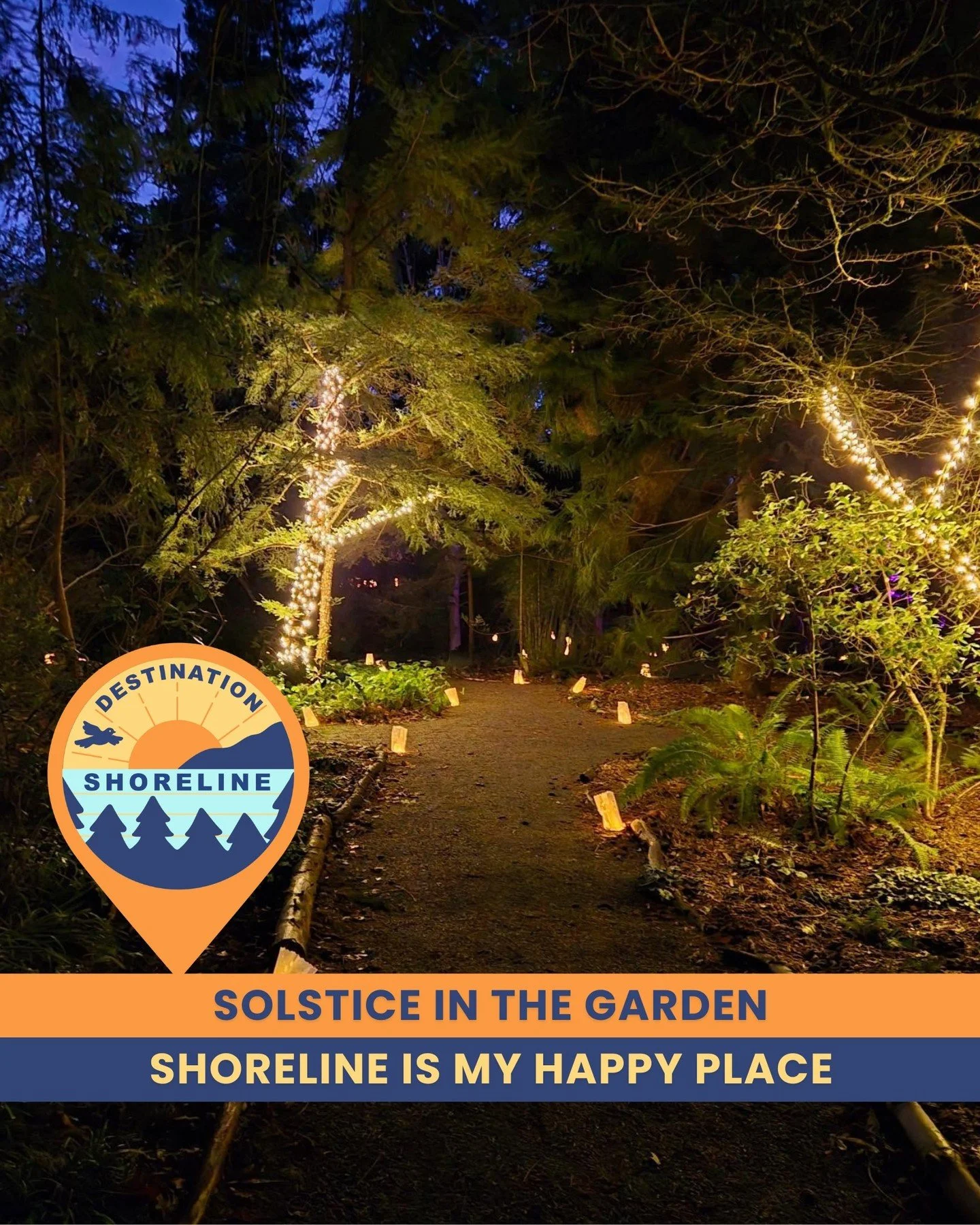 #ShorelineIsMyHappyPlace &ndash; Solstice in the Garden @kruckeberg_botanic

We love the magical lights at Kruckeberg Botanic Garden. See you on Saturday as we celebrate the return of the light near the winter solstice. The garden will be open from 1