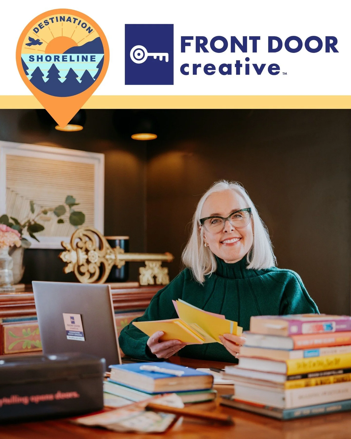 🌟Opening Doors Through Storytelling: Meet Laura Buzard with FRONT DOOR creative  @frontdoorcreative

Behind many of Shoreline&rsquo;s most meaningful businesses and organizations are powerful stories waiting to be told. FRONT DOOR creative, based in