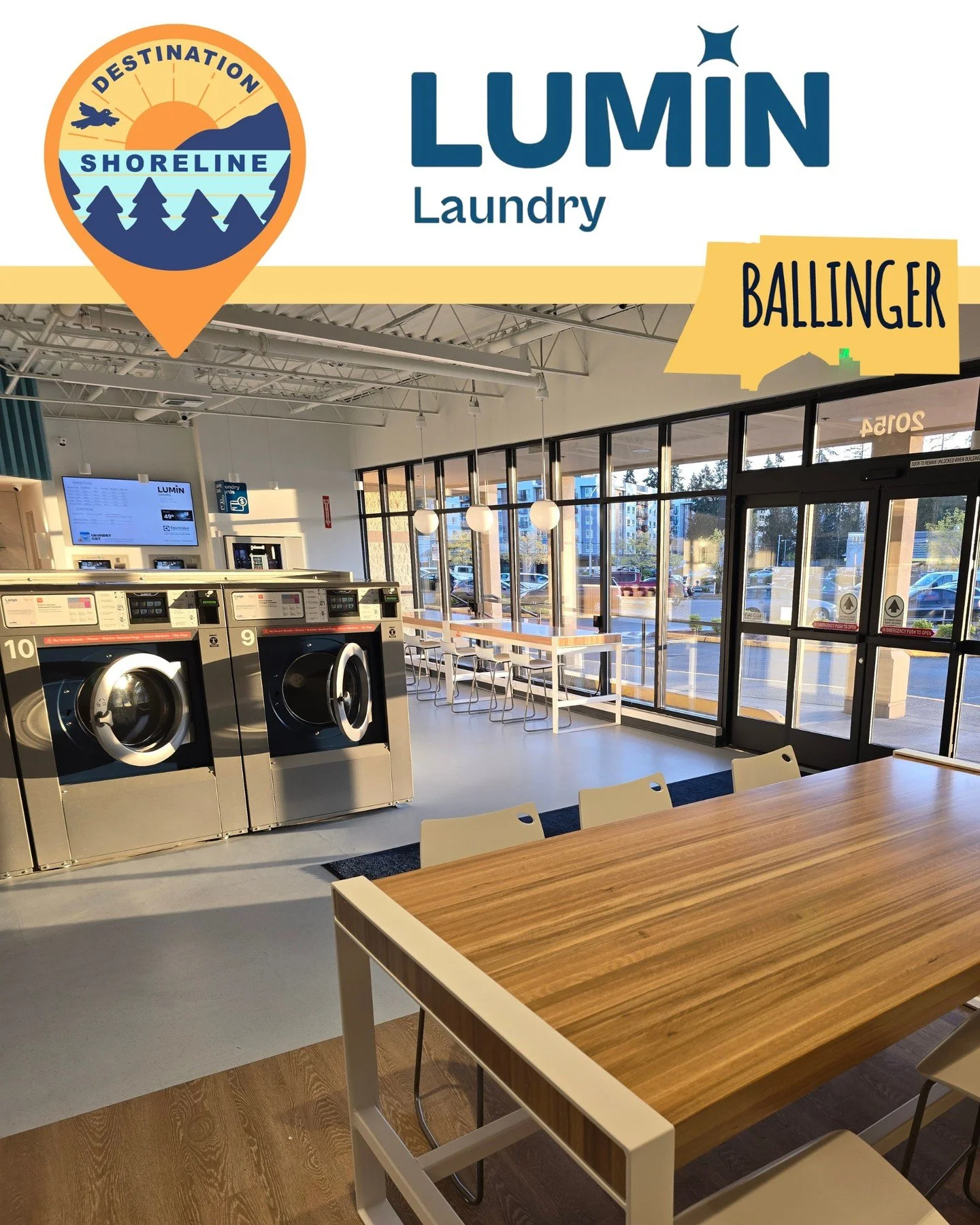 🌟Lumin Laundry: Bright, Modern Laundry Care Rooted in Community 

Laundry might be a routine task, but at Lumin Laundry, it&rsquo;s designed to be easier, cleaner, and even enjoyable. Located in Ballinger Village within the Ballinger Neighborhood, L