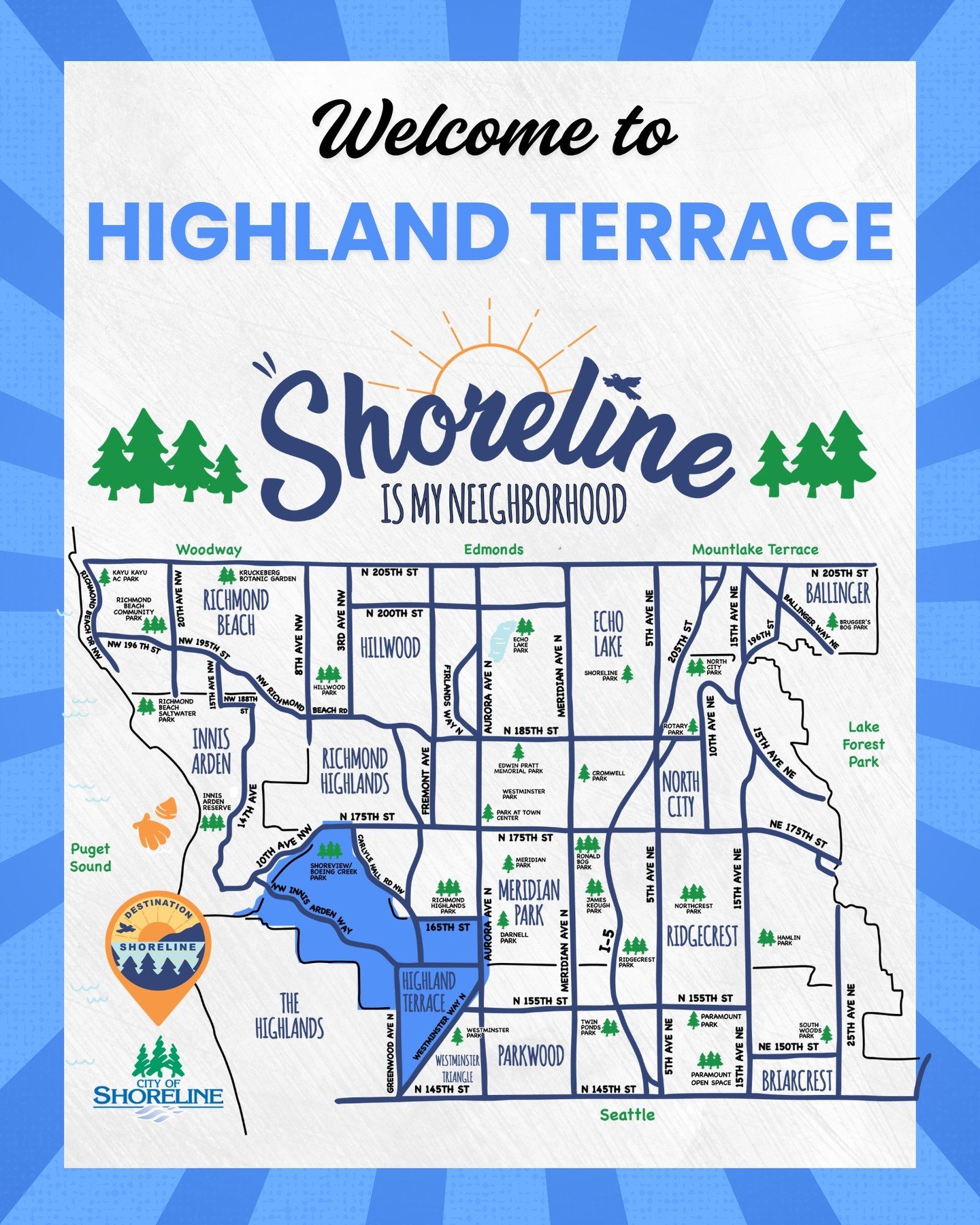 Shoreline Is My Neighborhood - Where is the Highland Terrace Neighborhood?
Highland Terrace is one of those Shoreline neighborhoods that instantly feels calm and settled. Located in the city&rsquo;s west-central area, it&rsquo;s known for quiet stree