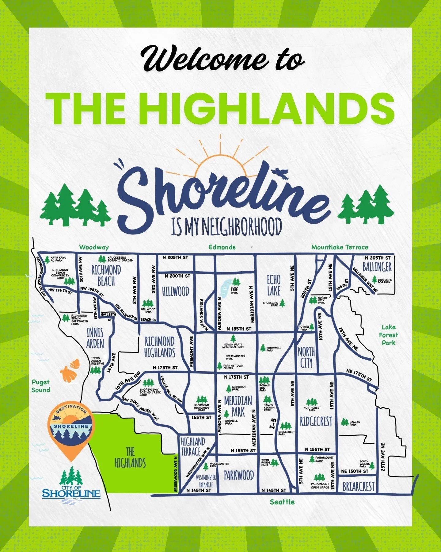 Shoreline Is My Neighborhood - Where is The Highlands Neighborhood?
The Highlands is one of Shoreline&rsquo;s most storied and enchanting neighborhoods, tucked away on the city&rsquo;s western edge and surrounded by towering trees and sweeping views.