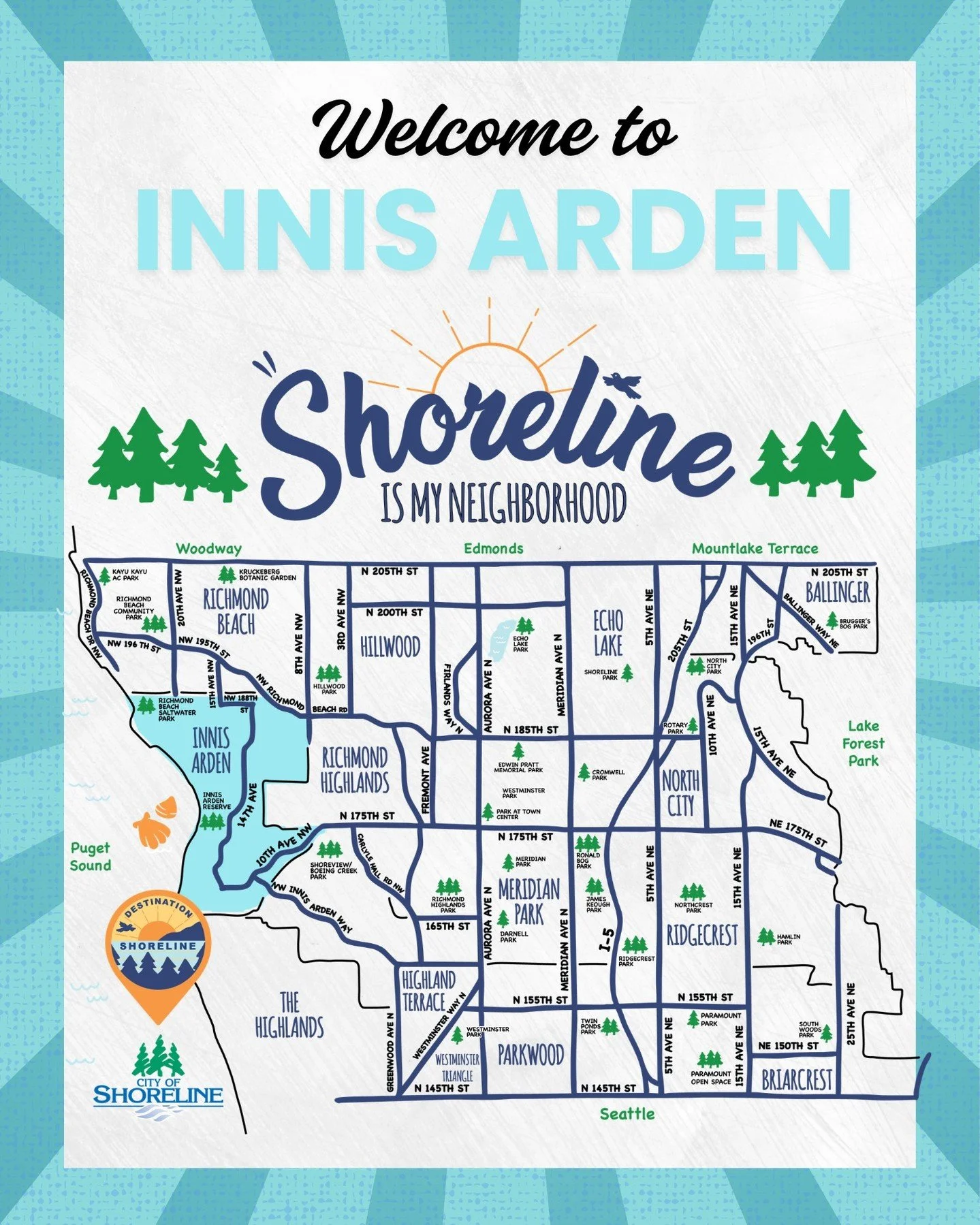 Shoreline Is My Neighborhood - Where is The Innis Arden Neighborhood?
Perched along Shoreline&rsquo;s western bluff, Innis Arden is one of those neighborhoods that makes you slow down and soak up the sunshine and views. With winding hillside streets,
