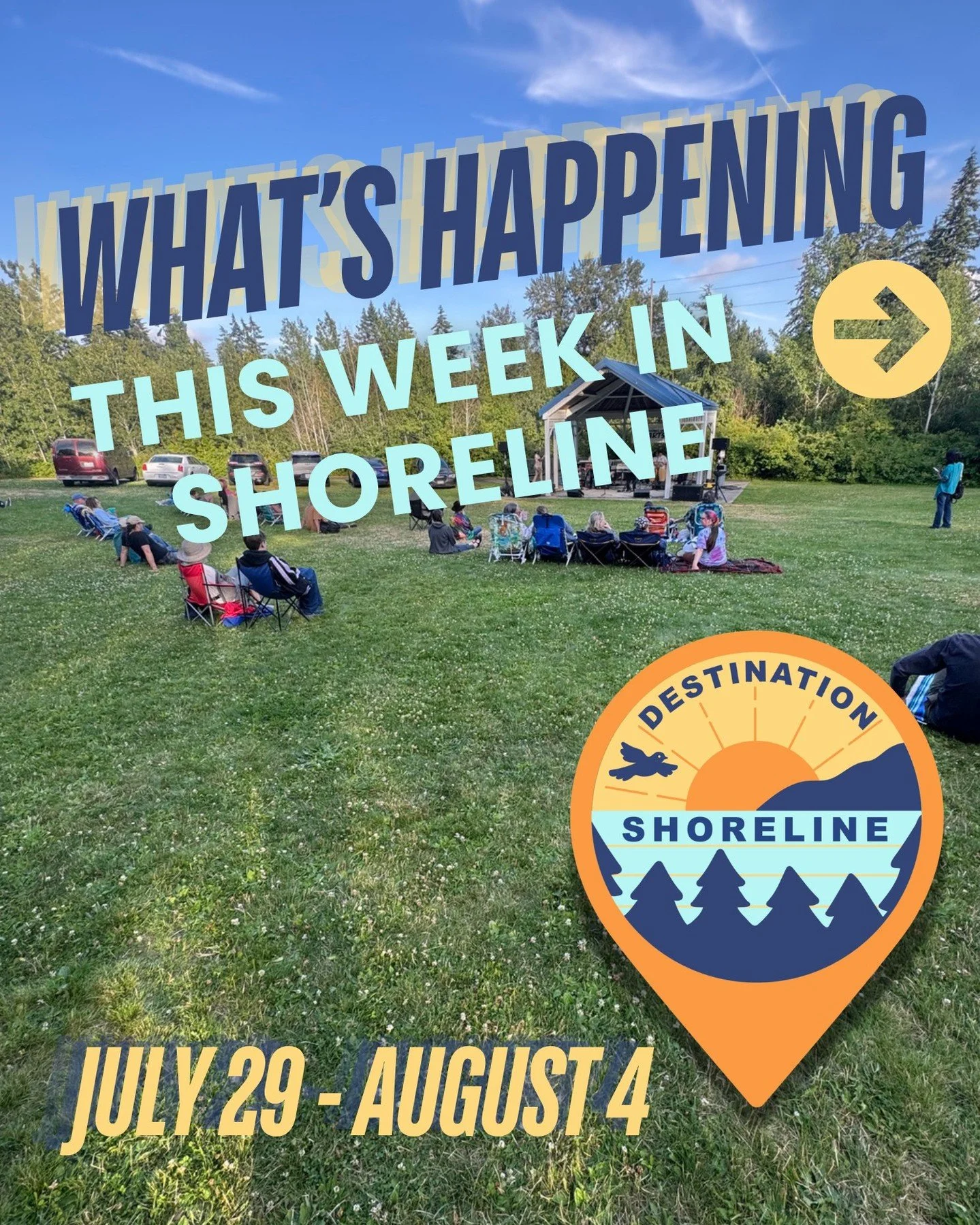 ☀️ What&rsquo;s Happening This Week in Shoreline | July 29 &ndash; August 4 ☀️

Another great week of summer is here! Whether you're catching the excitement of the 2026 Seattle Metro Pickleball Classic at Shoreview Park, enjoying live music at Concer
