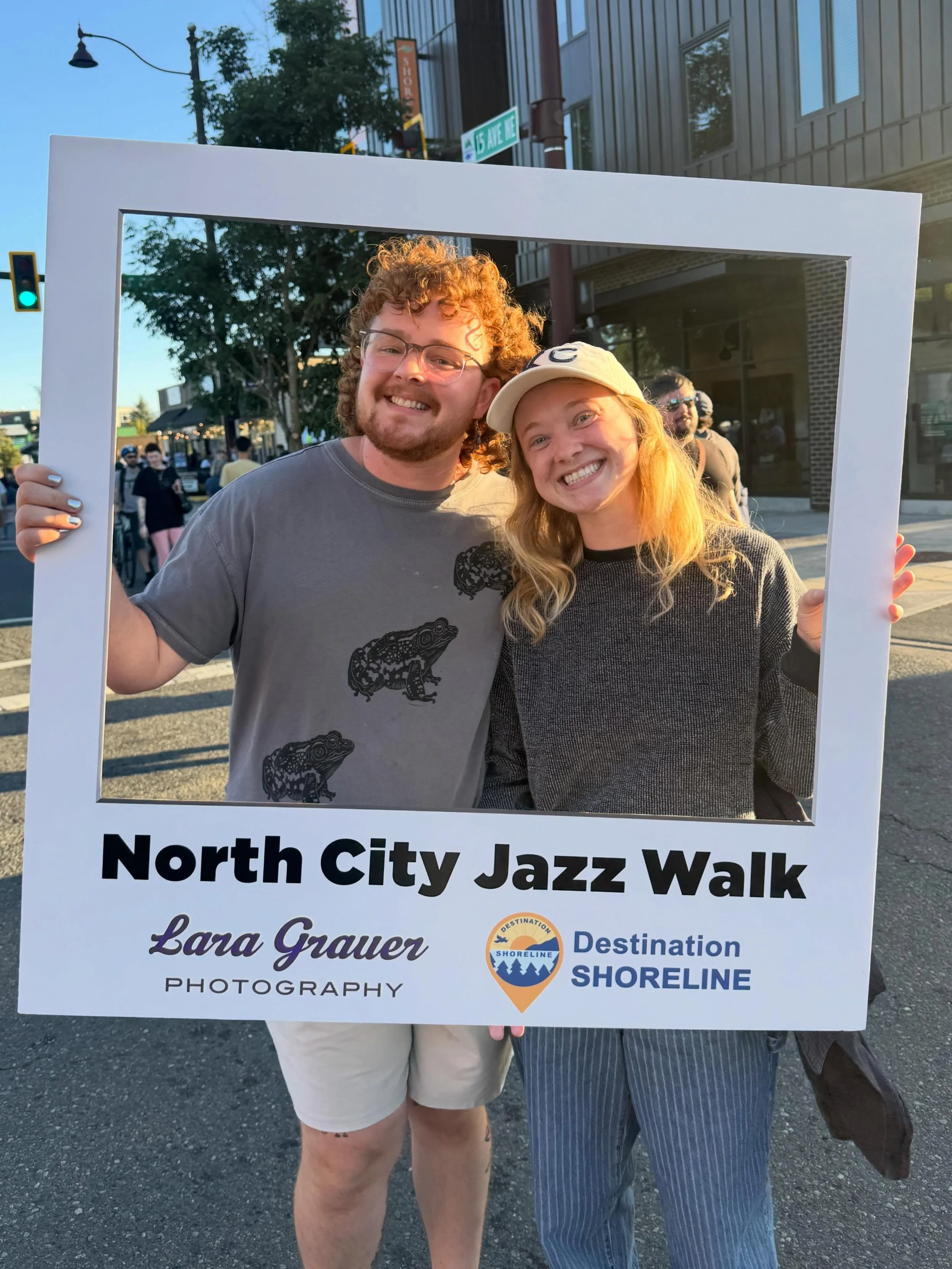The North City Jazz Walk was a 🎶🎸 roaring success! The music, excitement, sunshine, and smiles were non-stop! Huge thank you to everyone who stopped by to say HI! Thank you to the fabulous @lara_grauer for the photo frame and booth party! 🎉 Can&rs