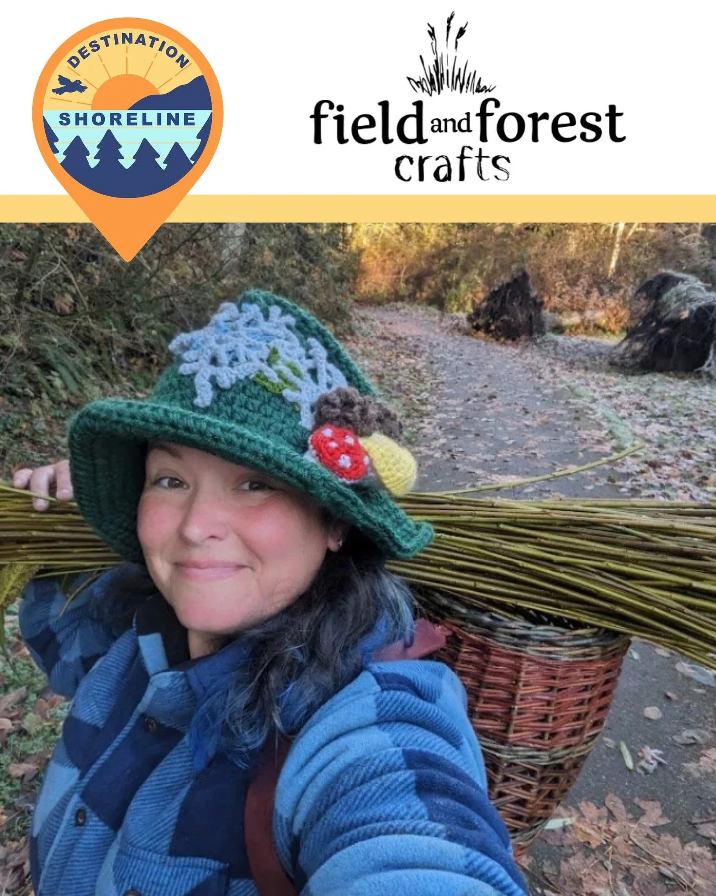 Local Spotlight: 🌟 From Garden to Basket: Field and Forest Crafts Reconnects Shoreline with Nature Through Creativity 

What if your next craft project started not at the craft store, but right outside your door? At Field and Forest Crafts, Erin tea