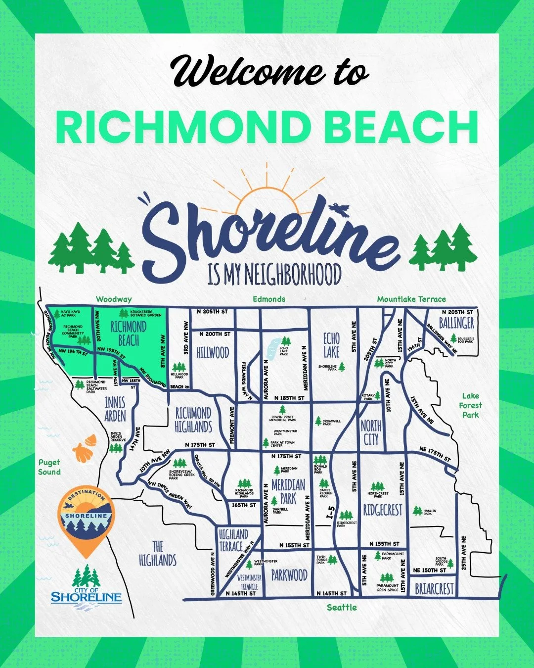 Shoreline Is My Neighborhood - Where is the Richmond Beach Neighborhood?

Richmond Beach is one of Shoreline&rsquo;s most iconic neighborhoods, perched along the city&rsquo;s northwest edge with sweeping coastal views and serious Pacific Northwest be