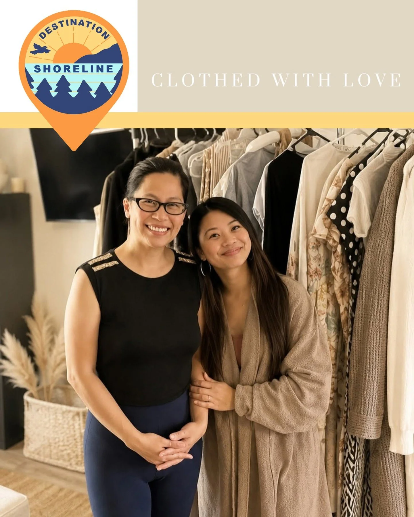 Local Spotlight: 🌟 Beautiful Finds, Meaningful Impact: Meet Clothed With Love @clothedwithlovellc

Great style feels even better when it makes a difference! Clothed With Love brings a fresh approach to secondhand fashion to the Shoreline and Lake Fo
