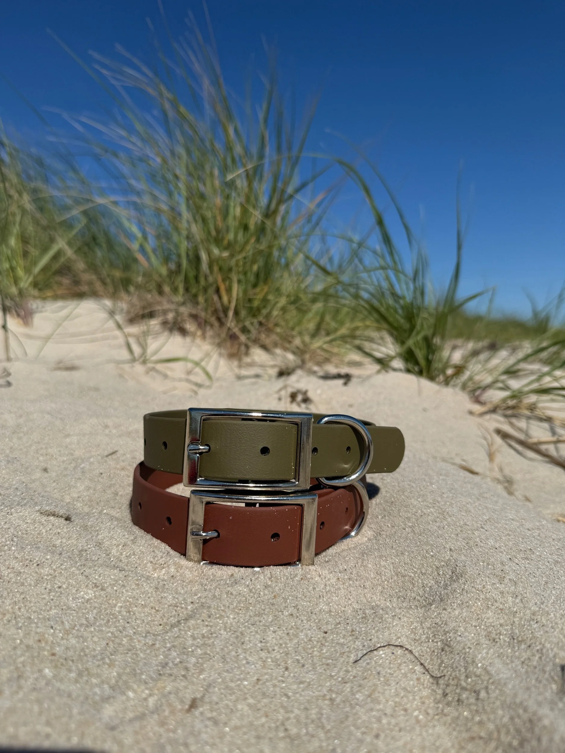 Brown Biothane Collars