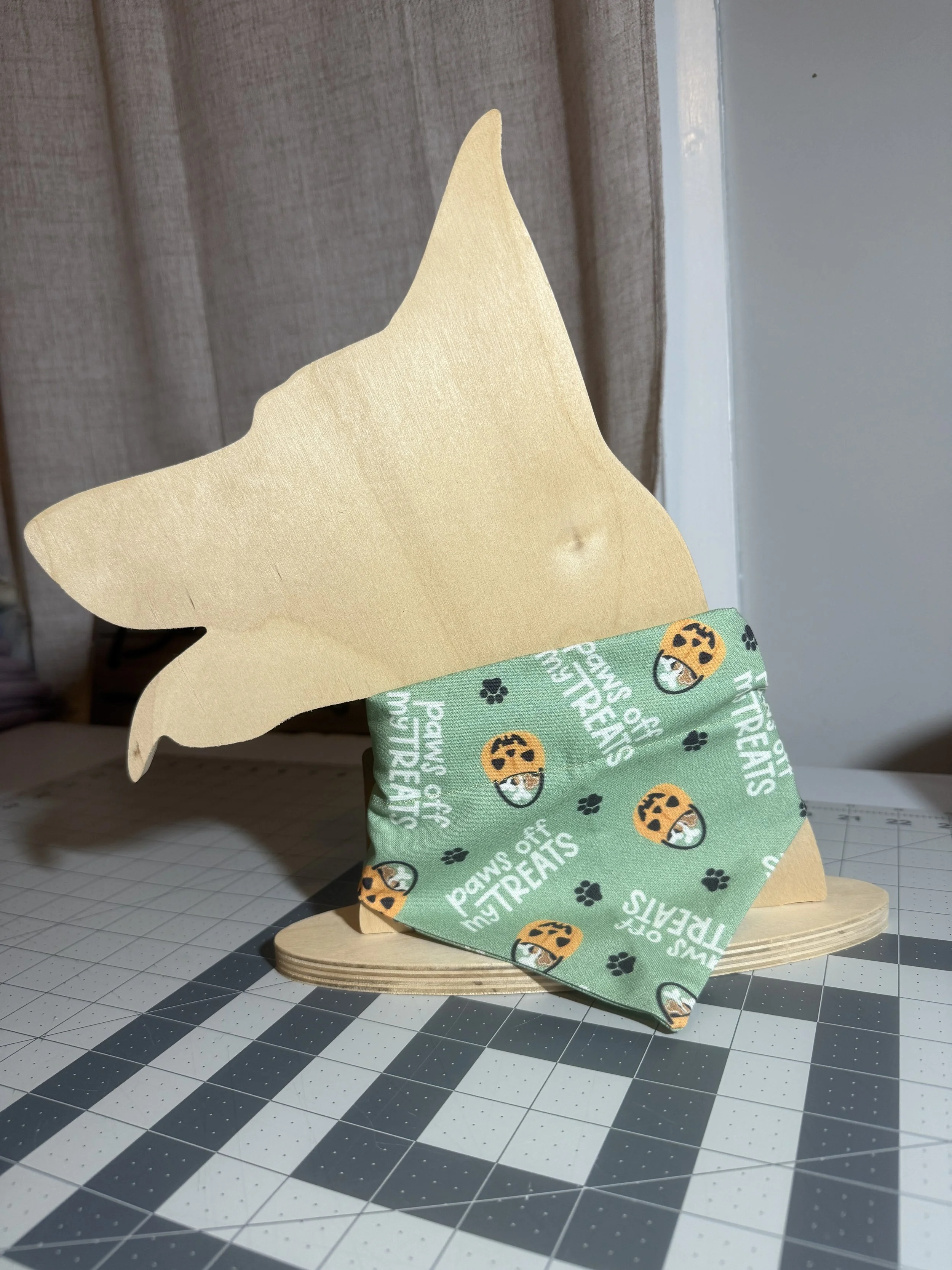 Paws Off My Treats Dog Bandana