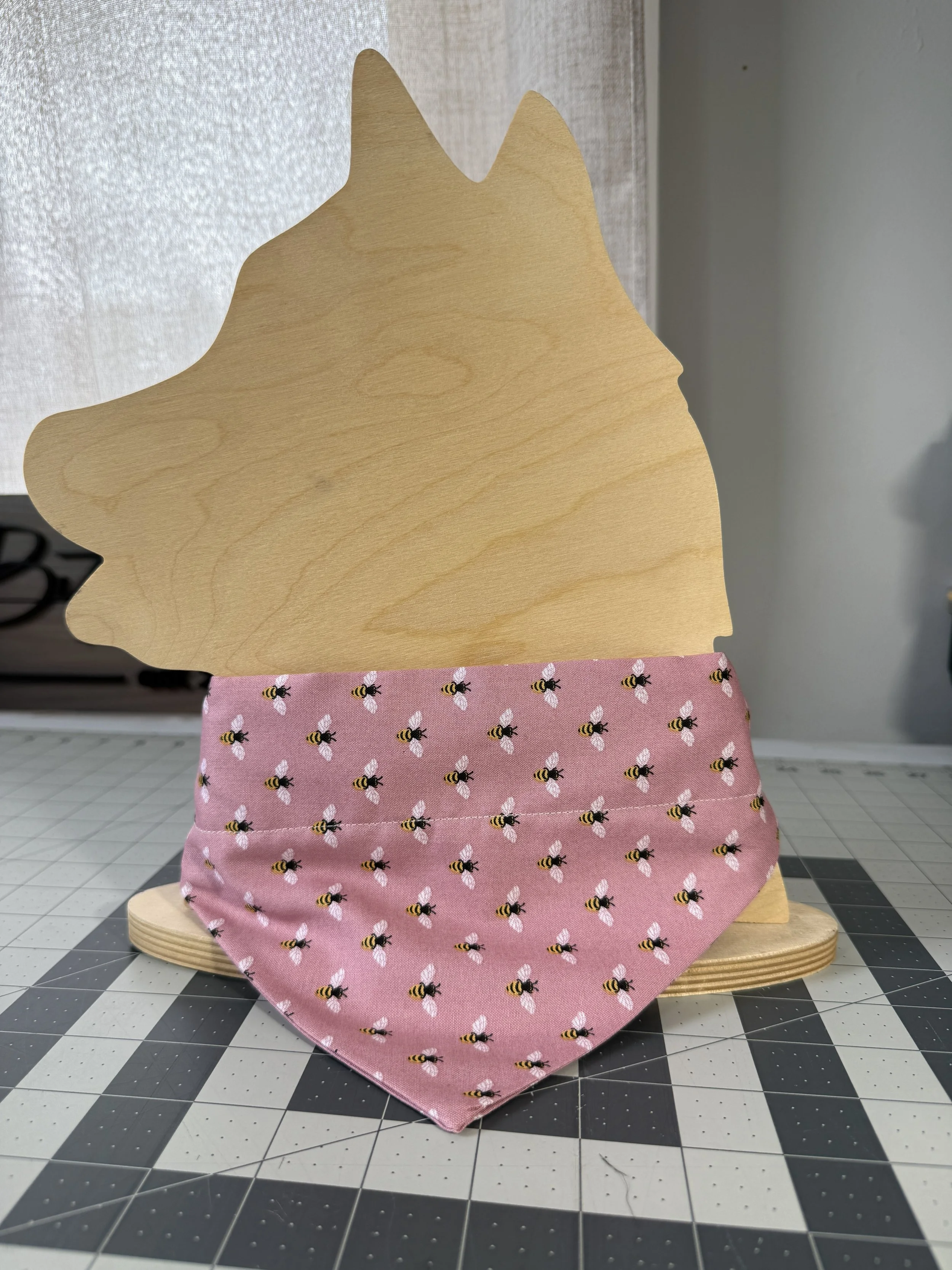 Blush Bees Dog Bandana