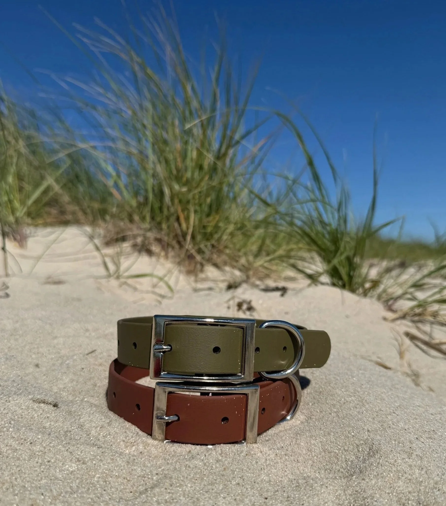 Brown Biothane Collars