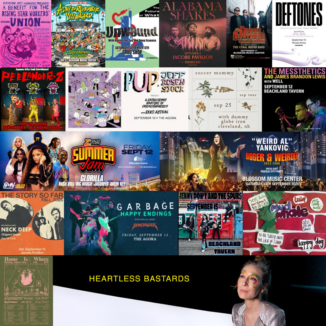 The Coolest Concerts in Cleveland: September 2025