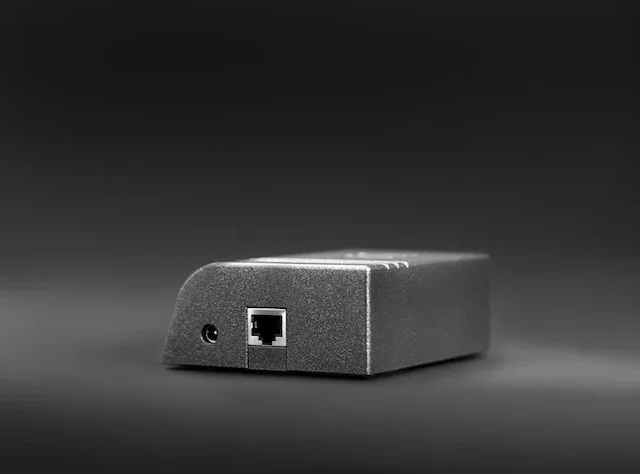 Wattson Emerson DIGITAL compact network bridge in minimalist aluminum chassis.