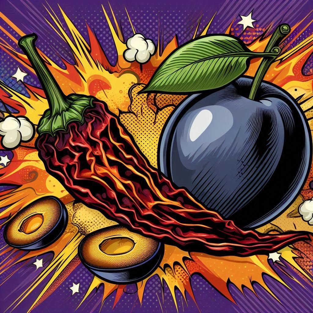 Plum Ancho Hot Sauce "Plum Crazy"