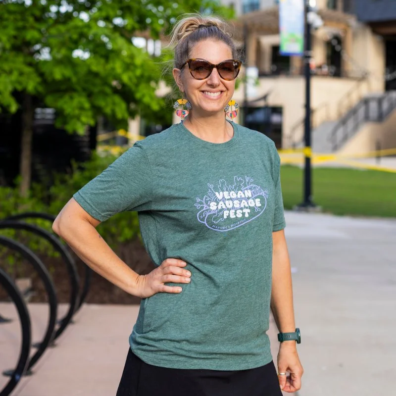 Vegan Sausage Fest T-Shirt - Green