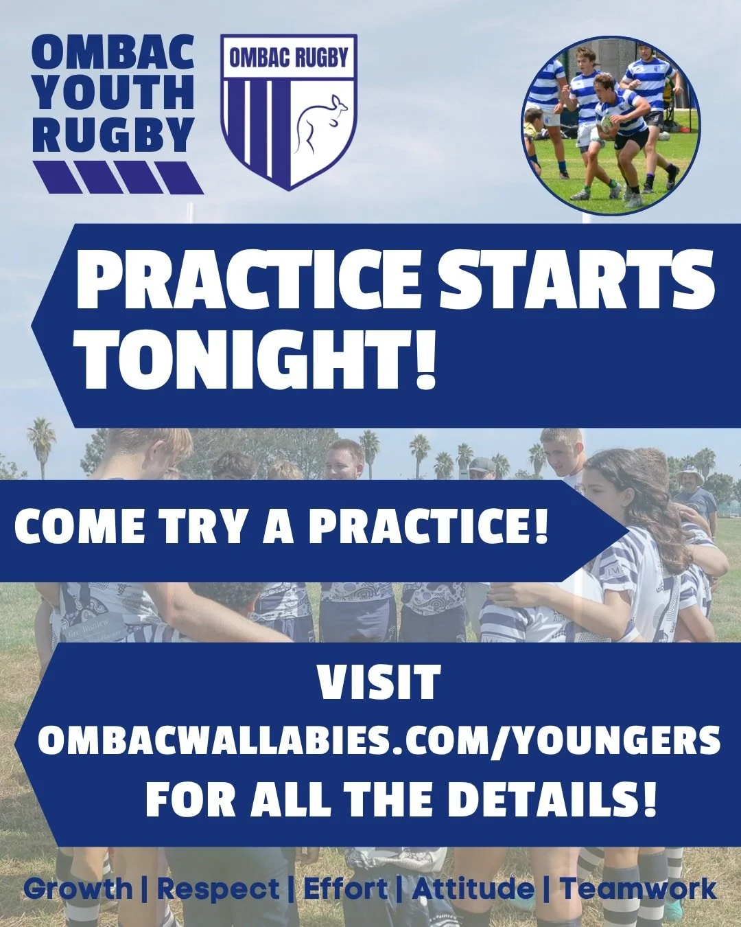 Practice starts tonight at Linda Vista Recreation Center. We are excited to welcome everyone back, as well as all the new faces! 

We will see you out there!