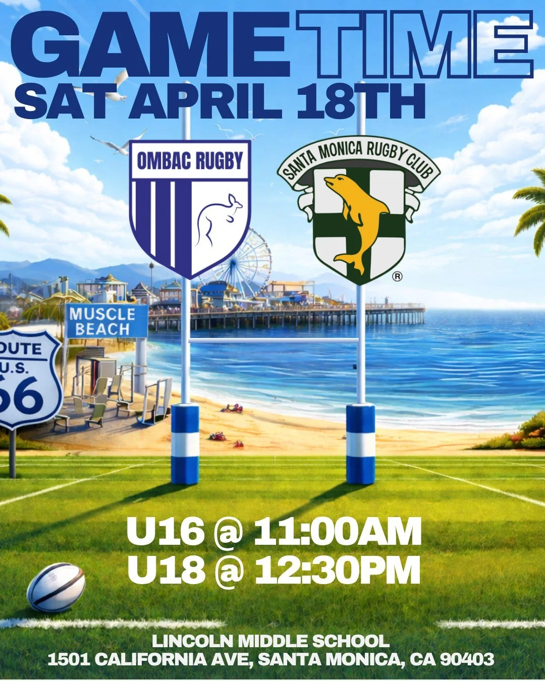 The boys are headed North this Saturday to meet Santa Monica. Let's go! 

#rollbeach