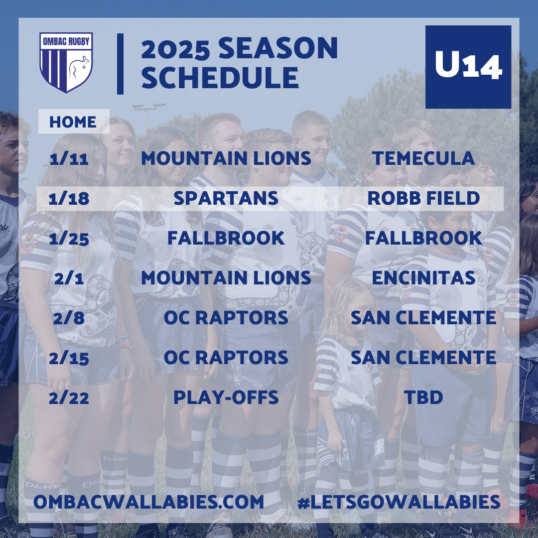 2025 Season Schedule — OMBAC WALLABIES RUGBY