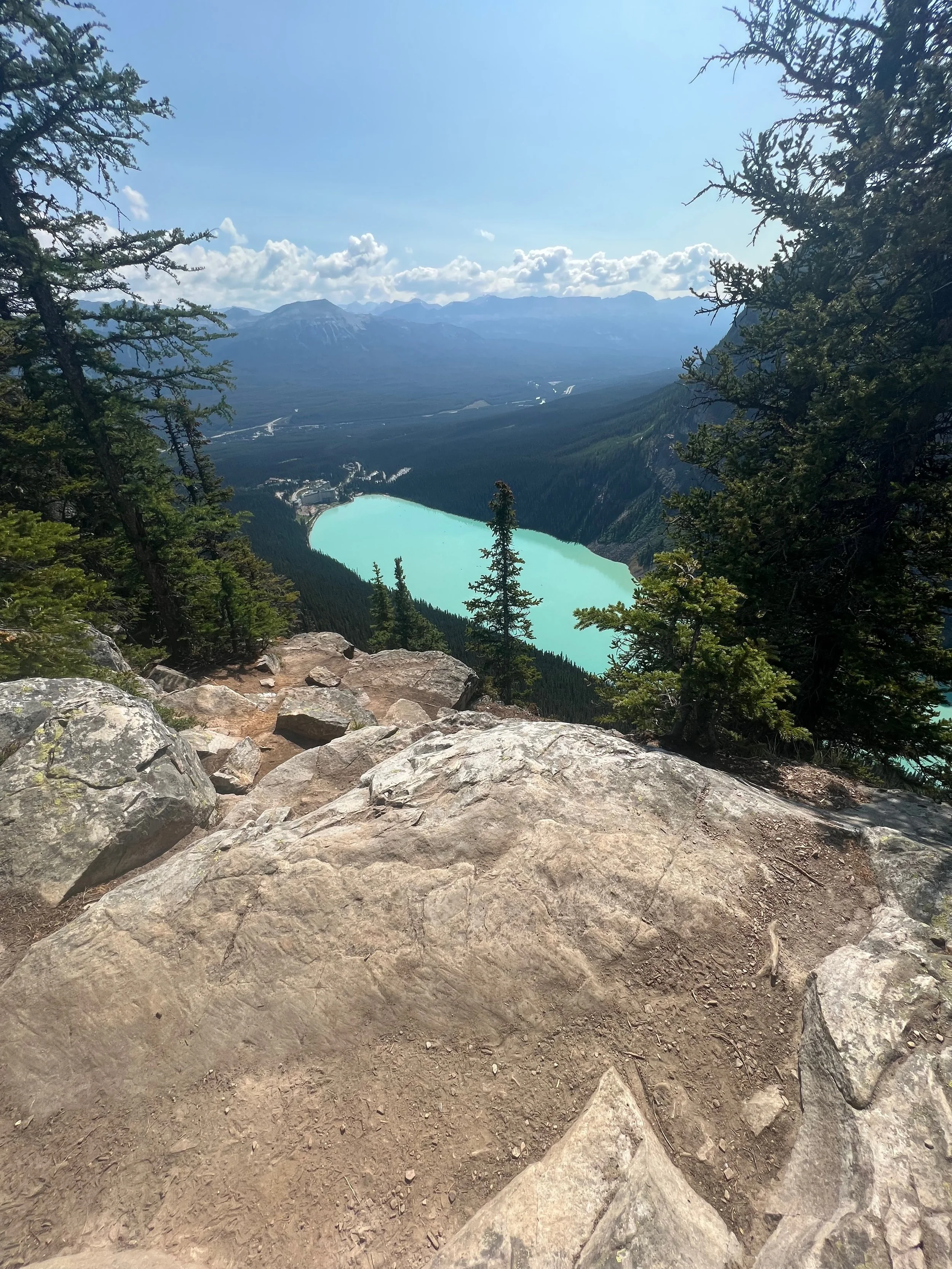 Big Beehive View of Lake Louise