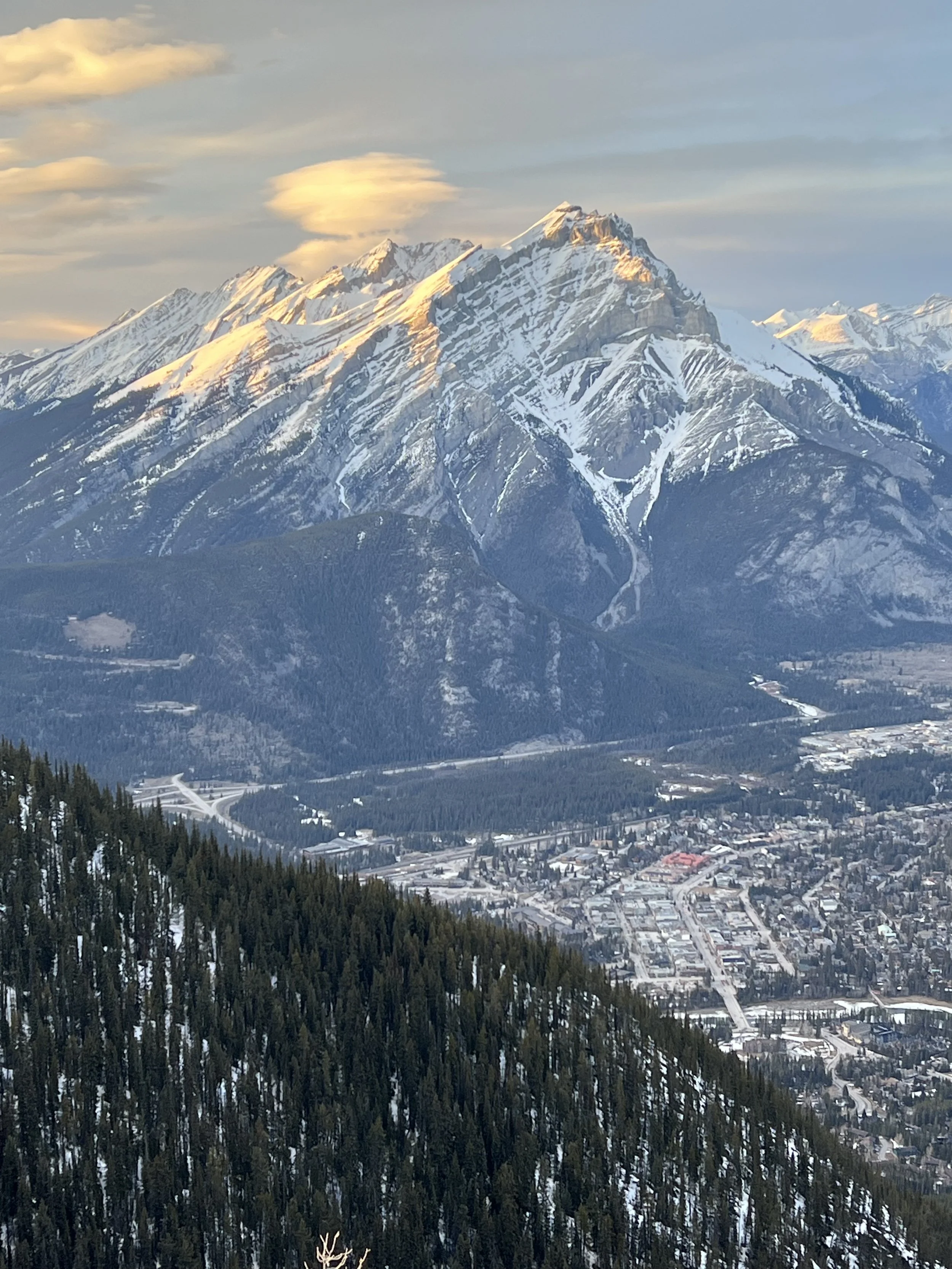 View from Sulphur Mountain Lookout