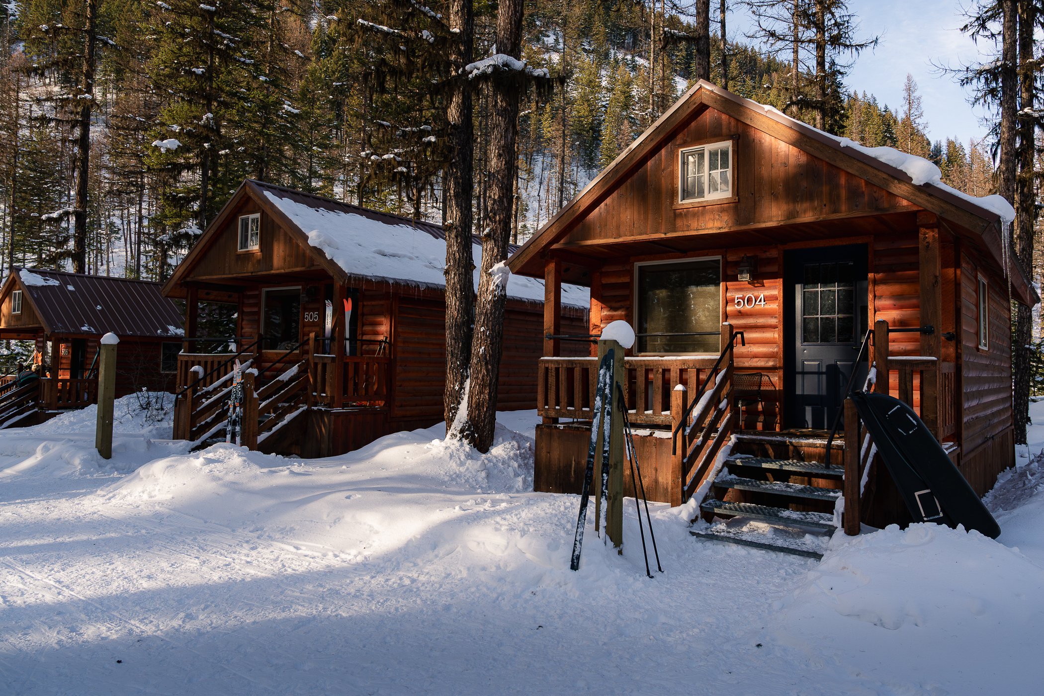 ski in ski out cabins perfect for a winter escape in Montana