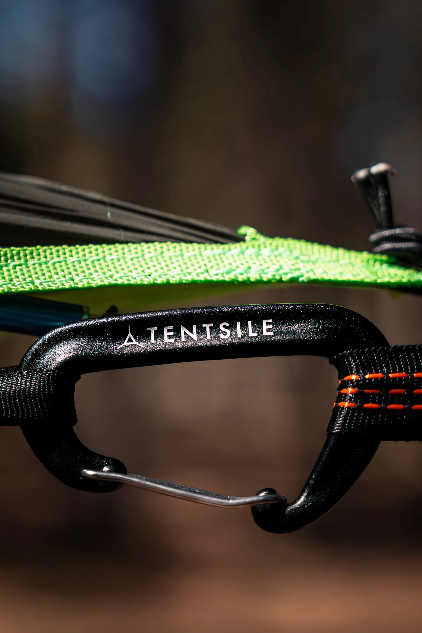 Tentsile Straps Close Up of Suspended Tree Tent