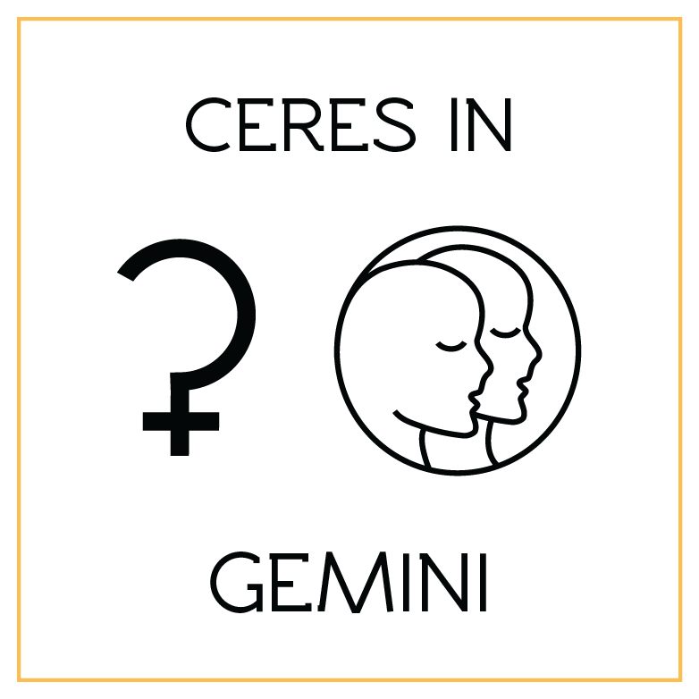 Ceres in Gemini