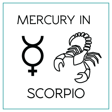 Mercury in Scorpio