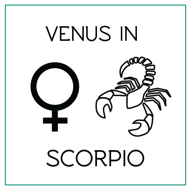 Venus in Scorpio