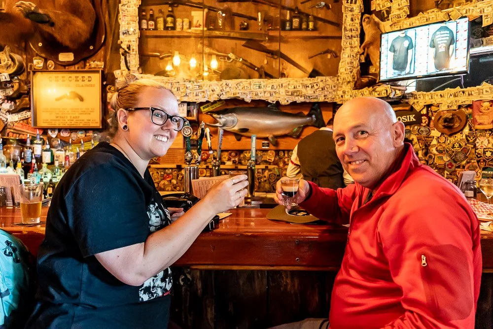 Megan always wanted to have a Duck Fart in the Red Dog Saloon with Bob