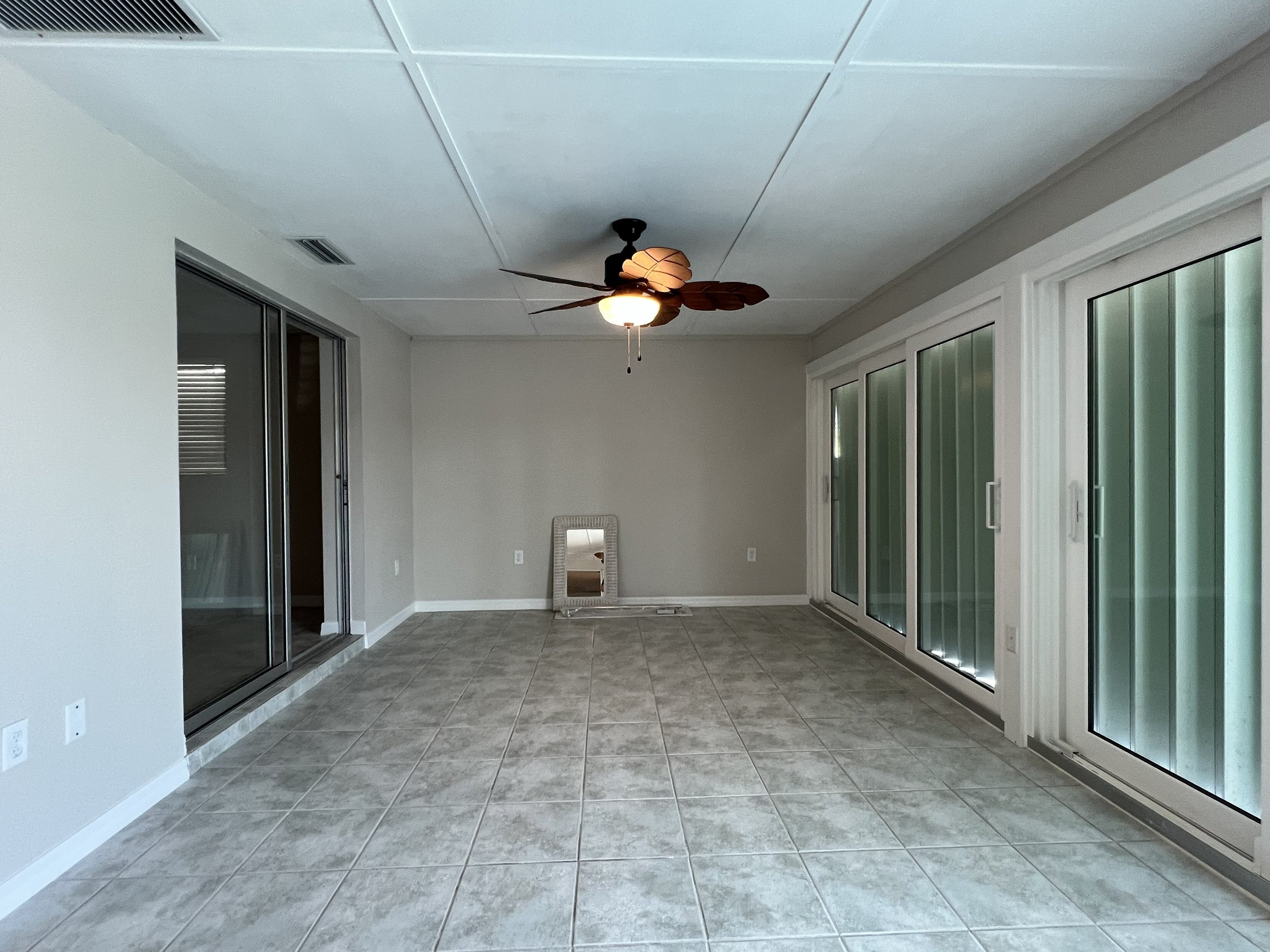 Enclosed Lanai Before